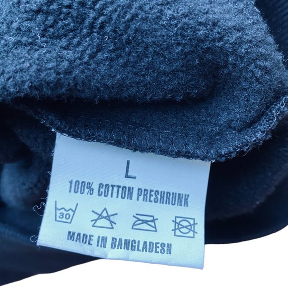 Sam Smith 2018 Thrills Tour Black Zip Up Hoodie Sweatshirt Size Large Unisex - Picture 8 of 10